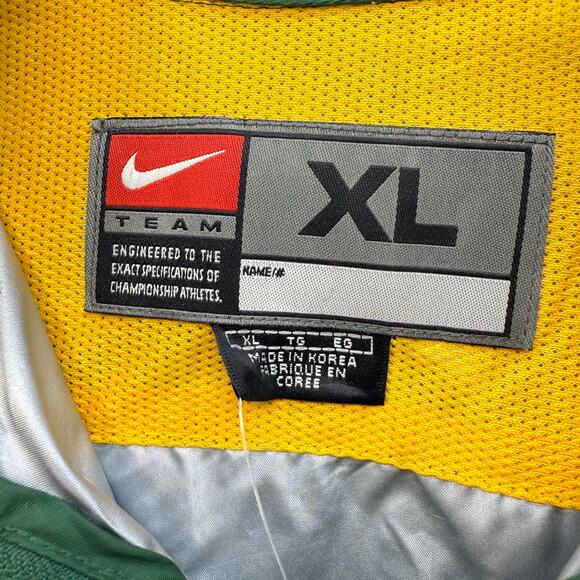 Nike Team NFL On Field Green Bay Packer Player Shell Men's XL Quarter Zip NWT - Picture 9 of 14